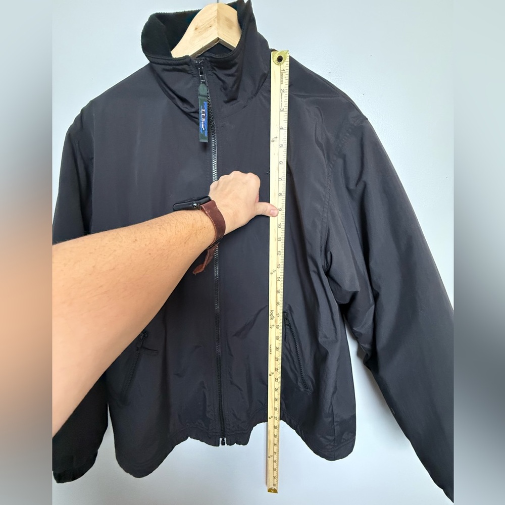 L.L. Bean‎ Vintage Women’s Three Season Fleece Lined Nylon Jacket Black Medium - Picture 8 of 8